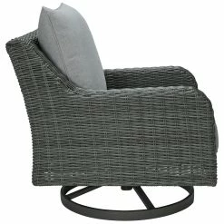 Signature Design By Ashley® Elite Park - Gray - Swivel Lounge W/ Cushion Chairs