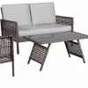 Ashley Furniture Outdoor Sets Lainey - Two-tone Gray - Love/chairs/table Set (4/cn)