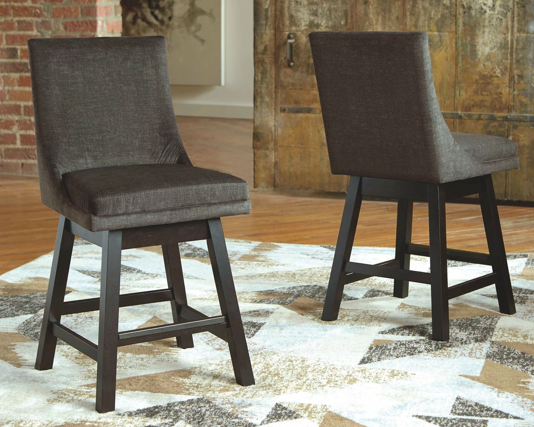 Flash Sale ⭐ Ashley Furniture Tallenger - Best In Class - UPH Swivel Barstool (2/CN) Stools 👏 5 Ashley Furniture Tallenger - Best In Class - UPH Swivel Barstool (2/CN) Stools