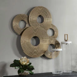 Uttermost Ahmet Gold Rings Wall Decor Accessories