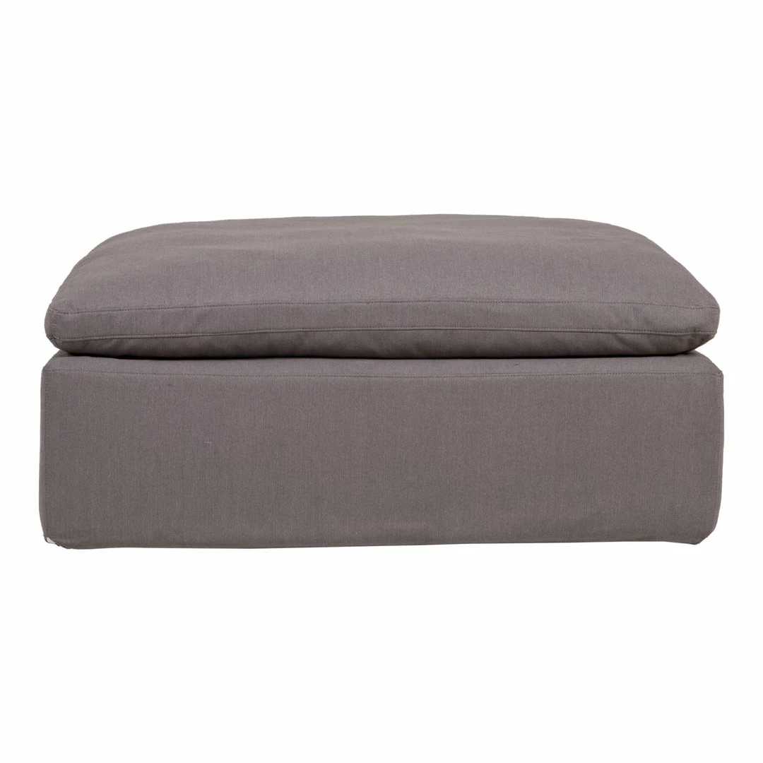 Best Pirce 👏 Moe's Home Collection Clay Ottoman Livesmart Fabric Light Grey 😀 3 Moe's Home Collection Clay Ottoman Livesmart Fabric Light Grey