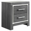 Ashley Furniture Lodanna - Gray - Two Drawer Night Stand