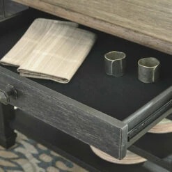 Ashley Furniture Tyler - Black/gray - Rect Dining Room Counter Table