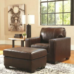 Signature Design By Ashley® Morelos - Natural Contemporary - Sofa & Loveseat Set Living Room Sets