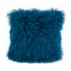 Moe's Home Collection Lamb Fur Pillow Blue Accessories