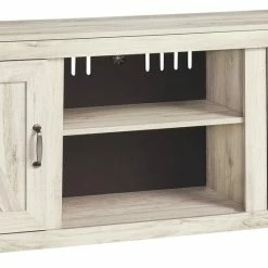 Ashley Furniture TV Stands Bellaby - Whitewash - Lg Tv Stand W/fireplace Option - Small