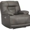 Ashley Furniture Wurstrow - PWR Recliner/ADJ Headrest Reclining Furniture