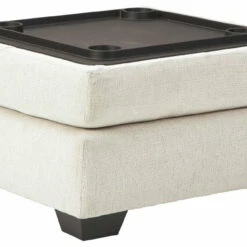 Ashley Furniture Cambri - Snow - Ottoman With Storage Ottomans
