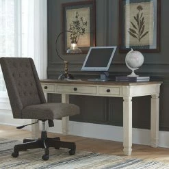 Signature Design By Ashley® Home Office Sets Bolanburg - Two-tone - 2 Pc. - Home Office Desk, Swivel Chair