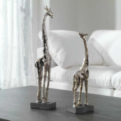 Table Decor Uttermost Masai Giraffe Figurines, S/2