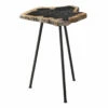 Flash Sale ๐ Tables Uttermost Mircea Petrified Wood Accent Table ๐งจ 1 Tables Uttermost Mircea Petrified Wood Accent Table