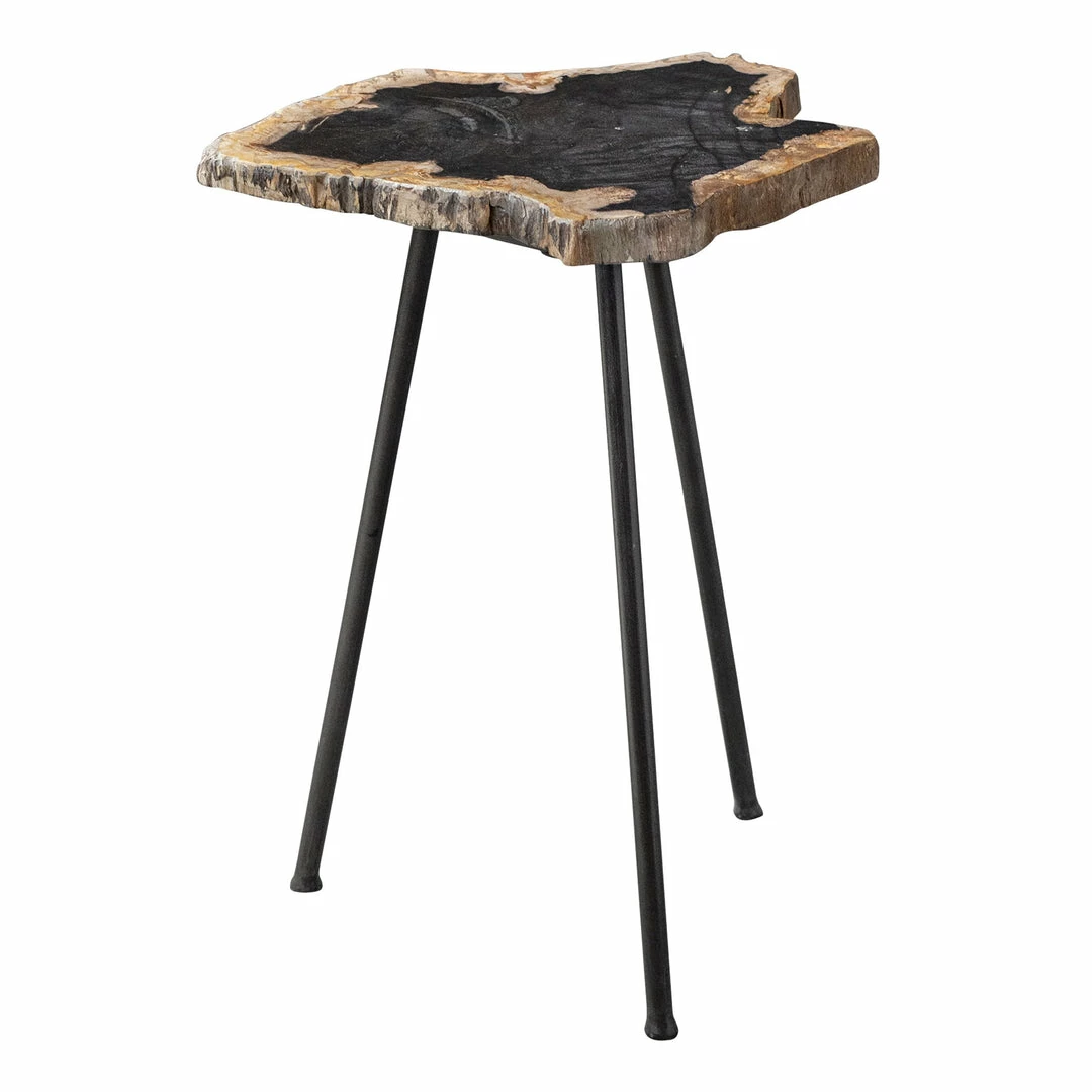 Flash Sale 👍 Tables Uttermost Mircea Petrified Wood Accent Table 🧨 3 Tables Uttermost Mircea Petrified Wood Accent Table