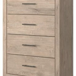 Signature Design By Ashley® Senniberg - Light Brown/white - 5 Pc. - Dresser, Mirror, Chest, Queen Panel Bed