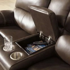 Ashley Furniture Ricmen - PWR REC Loveseat/ADJ Headrest Reclining Furniture