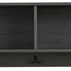 Ashley Furniture Mansi - Gray - Wall Shelf - 3-hooks