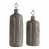 Brand new ๐ Table Decor Uttermost Dhara Taupe Glaze Bottles, S/2 ๐ฅฐ 1 Table Decor Uttermost Dhara Taupe Glaze Bottles, S/2