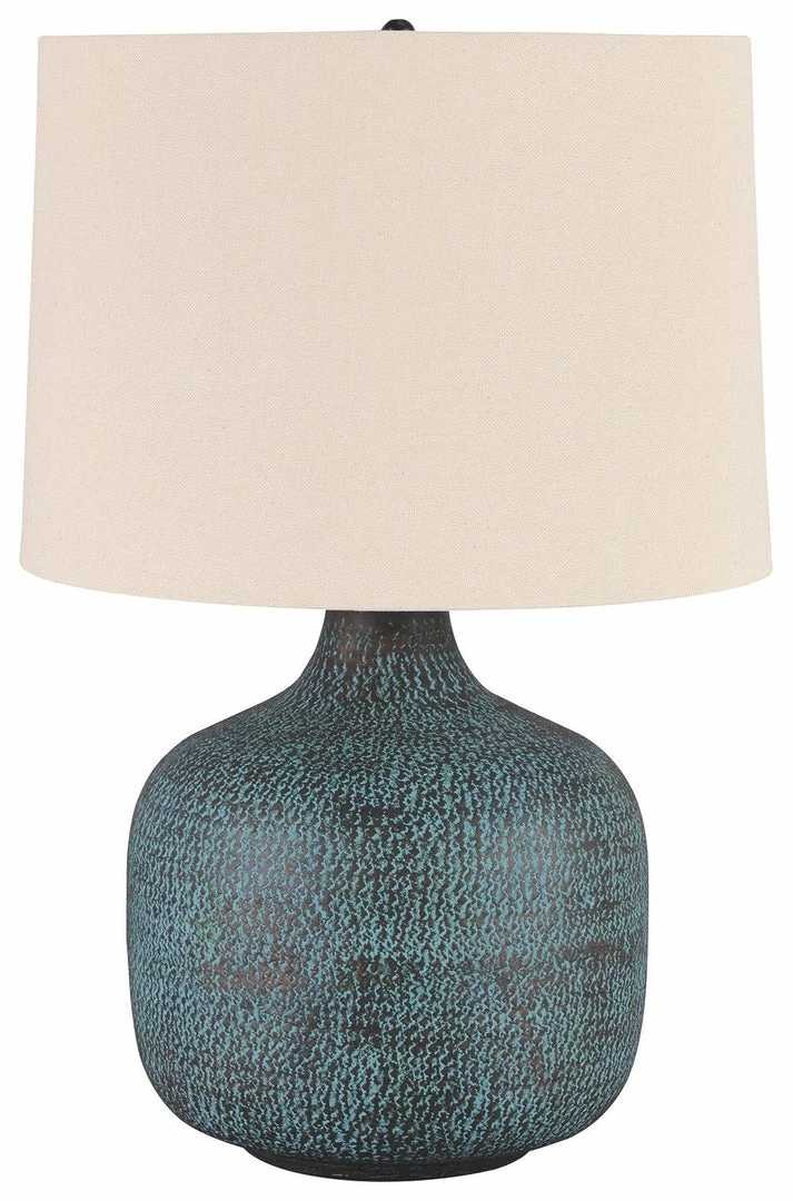 New 🤩 Ashley Furniture Malthace - Patina - Metal Table Lamp (1/cn) Accessories 👍 3 Ashley Furniture Malthace - Patina - Metal Table Lamp (1/cn) Accessories