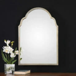 Accessories Uttermost Brayden Petite Silver Arch Mirror