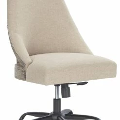 Ashley Furniture Office - Linen - Home Office Swivel Desk Chair