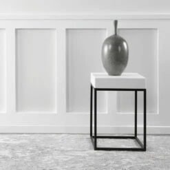 Tables Uttermost Gambia Marble Accent Table