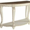 Ashley Furniture Realyn - White/brown - Sofa Table