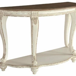 Ashley Furniture Realyn - White/brown - Sofa Table