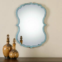 Uttermost Nicola Light Blue Mirror