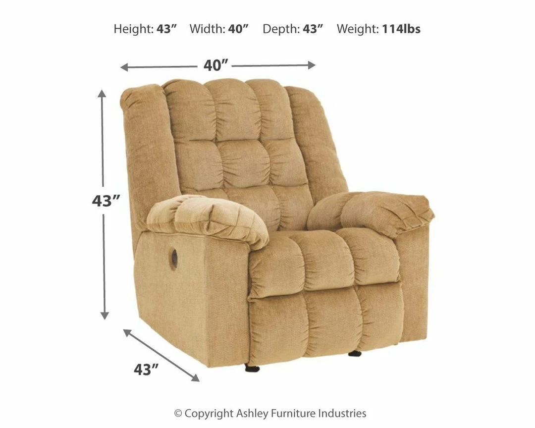 Budget 🔥 Ashley Furniture Ludden - Contemporary Design - Power Rocker Recliners Reclining Furniture 🌟 13 Ashley Furniture Ludden - Contemporary Design - Power Rocker Recliners Reclining Furniture