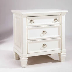 New ⌛ Ashley Furniture Prentice - White - Three Drawer Night Stand Nightstands 😉 13 Ashley Furniture Prentice - White - Three Drawer Night Stand Nightstands