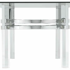 Ashley Furniture Braddoni - Chrome Finish - Rectangular Cocktail Table Tables