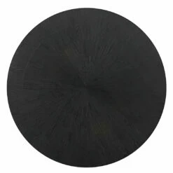 Tables Uttermost Gidran Round Black Dining Table