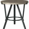 Best deal 🎁 Ashley Furniture Zontini - Light Brown - Round End Table Tables 🤩 1 Ashley Furniture Zontini - Light Brown - Round End Table Tables