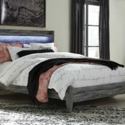 Signature Design By Ashley® Baystorm - Gray - Panel Bed Beds