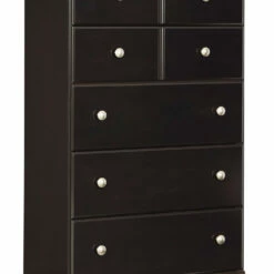 Ashley Furniture Mirlotown - Almost Black - Five Drawer Chest Chests