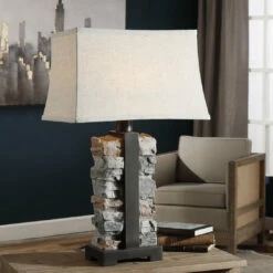 Deals ๐ Uttermost Kodiak Stacked Stone Lamp Accessories ๐ 9 Uttermost Kodiak Stacked Stone Lamp Accessories
