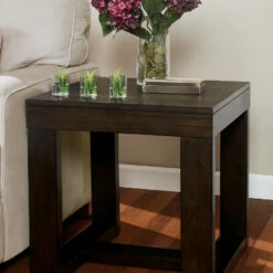 Ashley Furniture Watson - Dark Brown - Square End Table
