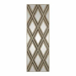 Uttermost Tahira Geometric Argyle Pattern Wall Mirror