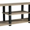 Ashley Furniture Waylowe - Natural/black - Tv Stand TV Stands