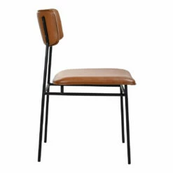 Moe's Home Collection Chairs Sailor Dining Chair Brown