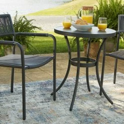 Best Pirce 👍 Signature Design By Ashley® Crystal - Gray - Chairs W/table Set (3/cn) ✔️ 15 Signature Design By Ashley® Crystal - Gray - Chairs W/table Set (3/cn)