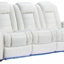 Signature Design By Ashley® Party PWR REC Sofa With ADJ Headrest