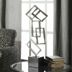 Uttermost Talal Brushed Nickel Sculpture