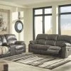 Signature Design By Ashley® Dunwell - Power Reclining Sofa With Adjustable Headrest, Power Reclining Loveseat With CON/Adjustable HDRST Reclining Furniture