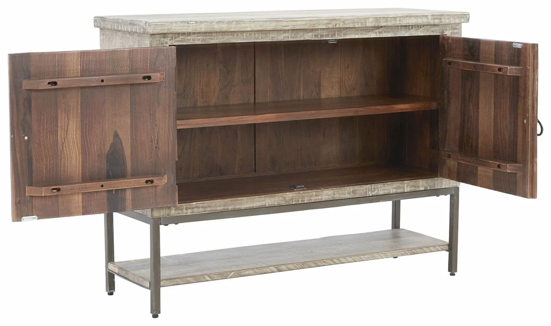 Promo ๐ Ashley Furniture Laddford - Whitewash - Accent Cabinet - 2-shelves โ๏ธ 4 Ashley Furniture Laddford - Whitewash - Accent Cabinet - 2-shelves