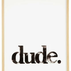 Ashley Furniture Dude - Black/white - Wall Art