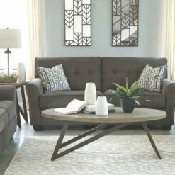 Flash Sale 🎉 Ashley Furniture Loveseats Alsen - Granite - Loveseat ❤️ 16 Ashley Furniture Loveseats Alsen - Granite - Loveseat