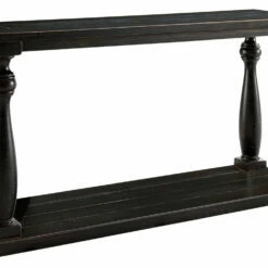 Ashley Furniture Mallacar - Black - Sofa Table Tables