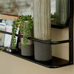 Ashley Furniture Accessories Ebba - Black - Accent Mirror - Horizontal