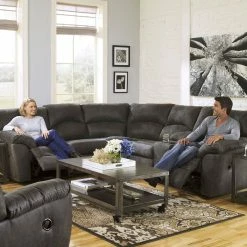 Signature Design By Ashley® Reclining Furniture Tambo - Reclining Sectional