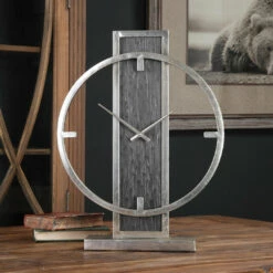 Accessories Uttermost Nico Modern Desk Clock